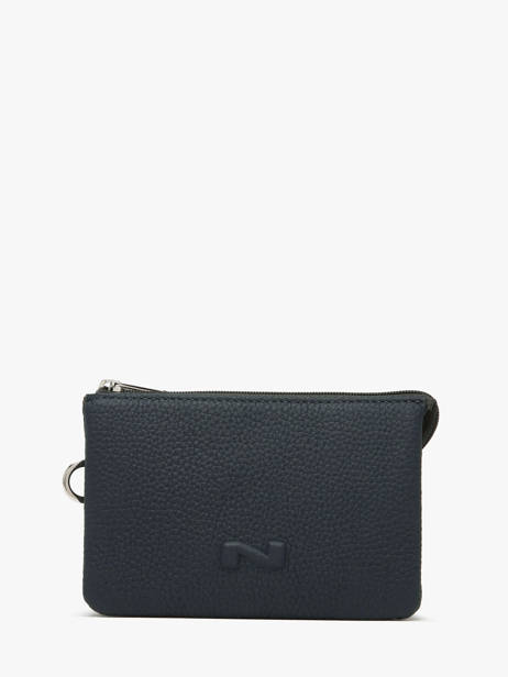 Etui 2 Compartimenten Original N Leder Nathan baume Blauw original n 283N