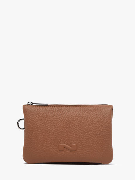 Etui 2 Compartimenten Original N Leder Nathan baume Bruin original n 283N