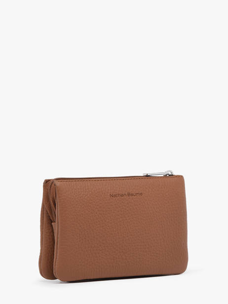 Etui 2 Compartimenten Original N Leder Nathan baume Bruin original n 283N ander zicht 2