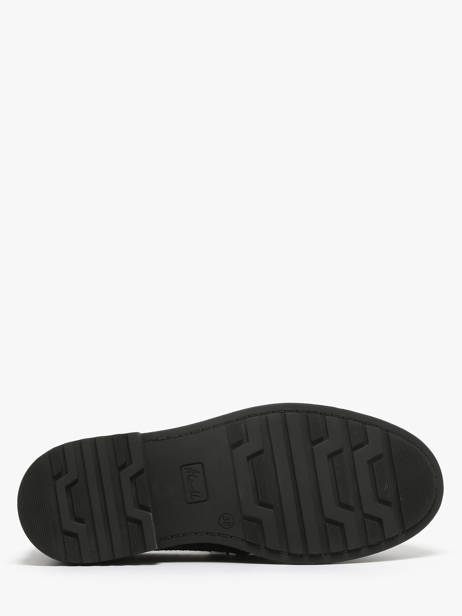 Slippers Uit Leder Aliwell Zwart women A0234 ander zicht 4