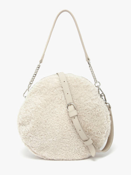 Schoudertas Anna Winter Shearling En Leder Nathan baume Beige nathan S ander zicht 3
