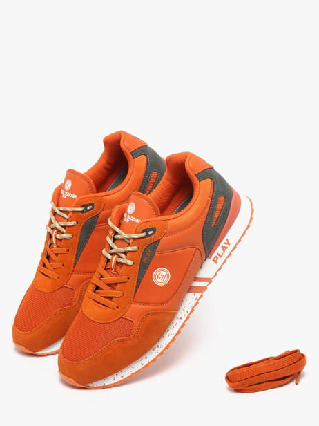 Sneakers Chamonix Serge blanco Oranje men CHA1914P ander zicht 2