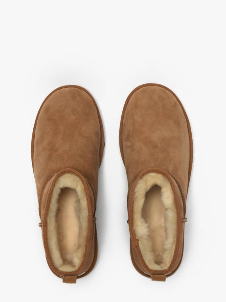 Enkellaarzen Uit Leder Ugg Bruin men 1137391 ander zicht 3