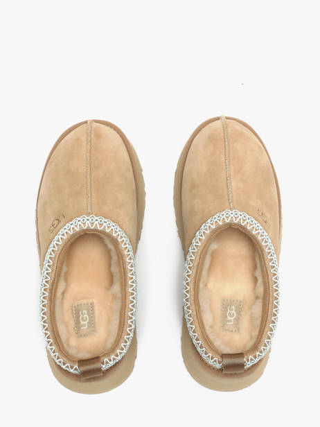 Pantoffels Met Platformzool Uit Leder Ugg Beige women 1174471 ander zicht 3
