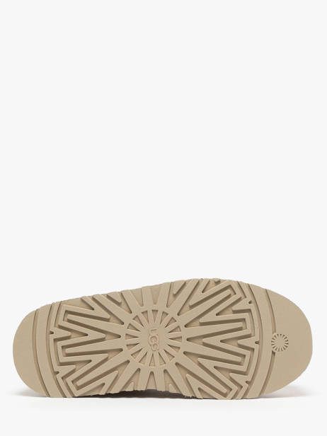 Pantoffels Met Platformzool Uit Leder Ugg Beige women 1174471 ander zicht 4