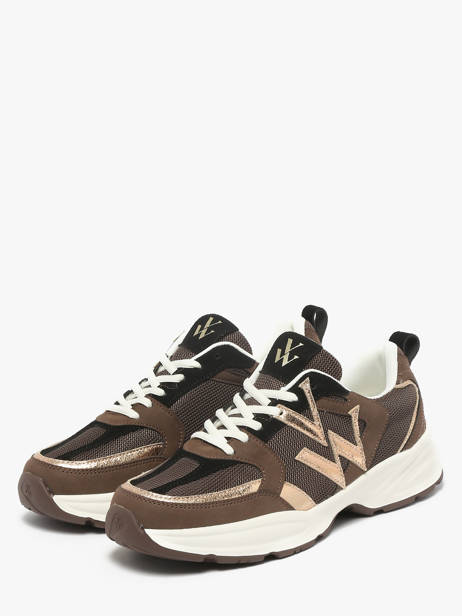 Sneakers Vanessa wu Bruin women BK2811CH ander zicht 1