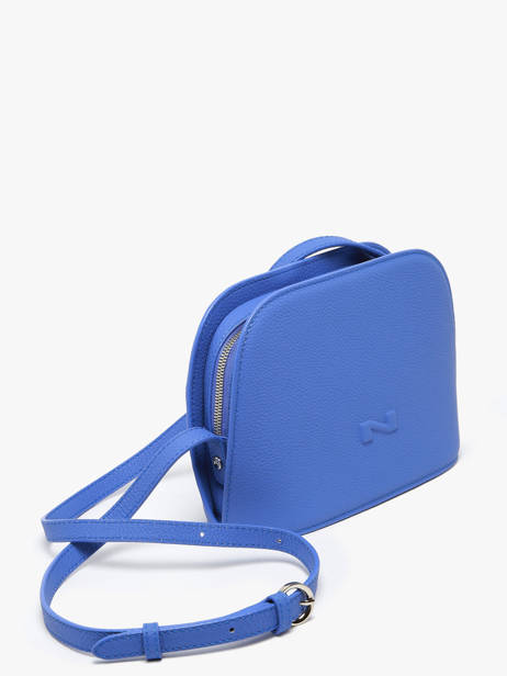 Cross Body Tas Lilou Leder Nathan baume Blauw egee 2 ander zicht 2