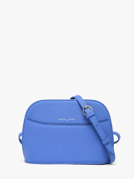 Cross Body Tas Lilou Leder Nathan baume Blauw egee 2 ander zicht 4