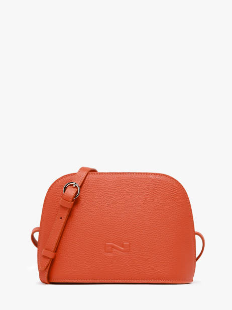 Cross Body Tas Lilou Leder Nathan baume Oranje egee 2