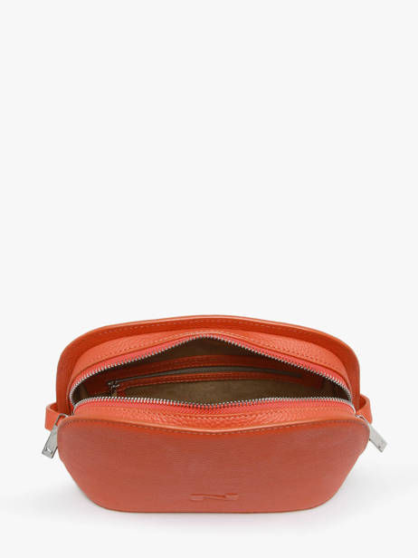 Cross Body Tas Lilou Leder Nathan baume Oranje egee 2 ander zicht 3
