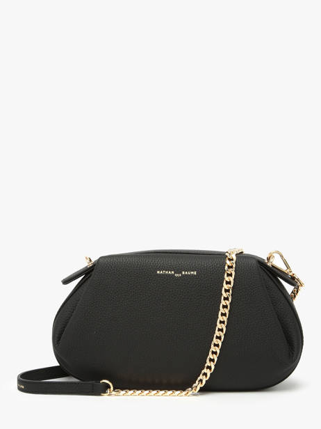 Cross Body Tas Nymphea Leder Nathan baume Zwart nymphea 2 ander zicht 4