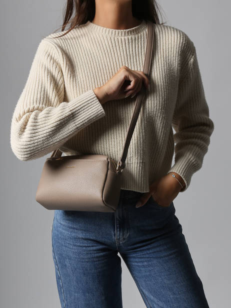 Cross Body Tas Grained Miniprix Beige grained KJ62069 ander zicht 1