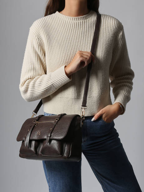 Cross Body Tas Bride Lulu castagnette Bruin bride ZAYANN ander zicht 1