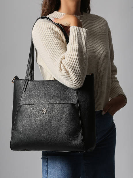 Schoudertas Soft Lulu castagnette Zwart soft ZACARI ander zicht 1