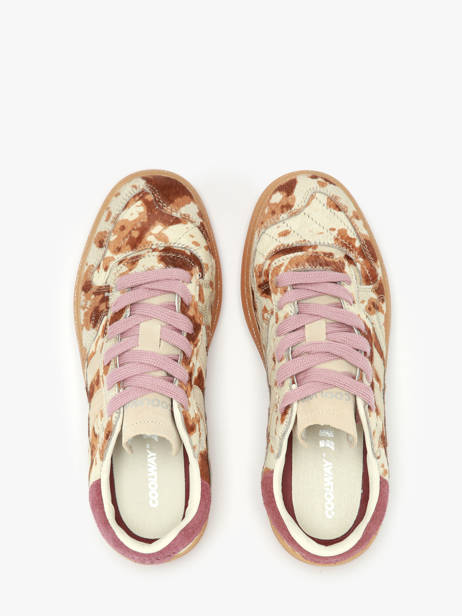 Sneakers Uit Leder Coolway Veelkleurig women 7643298 ander zicht 3