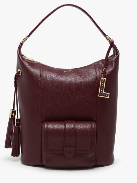Schoudertas Premier Flirt Leder Lancel Violet premier flirt A13789