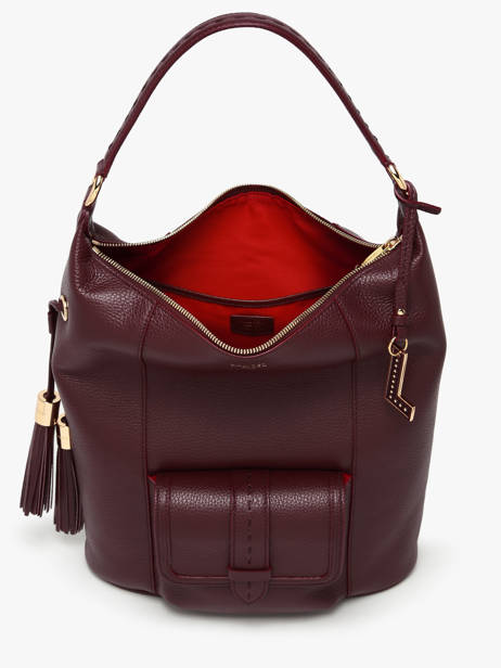 Schoudertas Premier Flirt Leder Lancel Violet premier flirt A13789 ander zicht 4