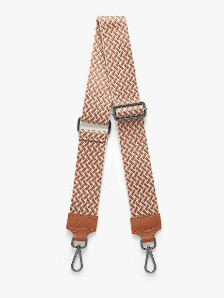 Schouderriem Milano Bruin caviar CA25ZZAN