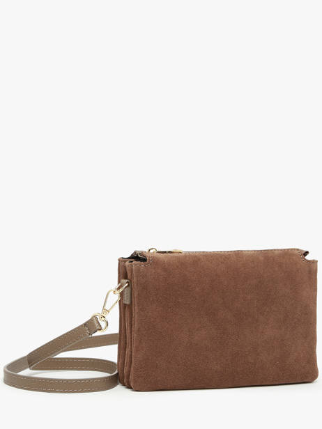 Cross Body Tas Velvet Caviar Milano Bruin velvet caviar VC24117 ander zicht 1