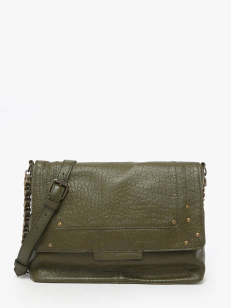 Cross Body Tas Felizia Leder Pieces Groen felizia 17116819