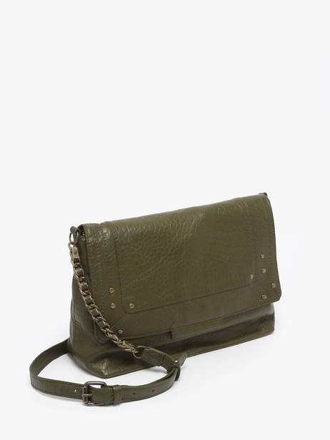 Cross Body Tas Felizia Leder Pieces Groen felizia 17116819 ander zicht 1