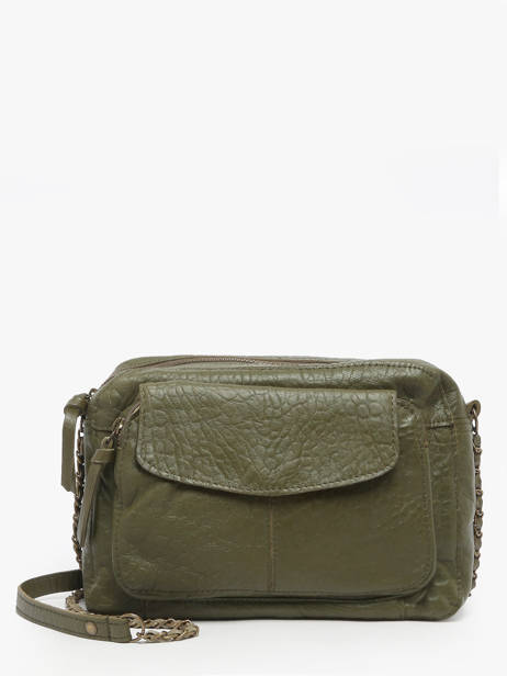 Cross Body Tas Felizia Leder Pieces Groen felizia 17087872