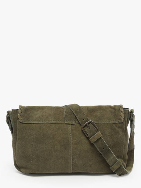Cross Body Tas Jenny Leder Pieces Groen jenny 17160093 ander zicht 4