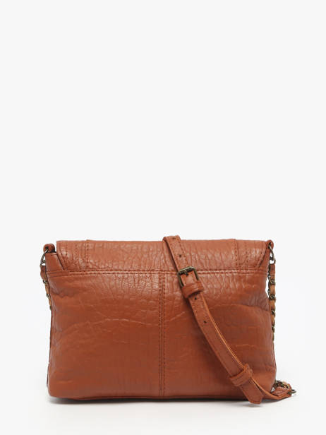 Cross Body Tas Felizia Leder Pieces Bruin felizia 17116820 ander zicht 4