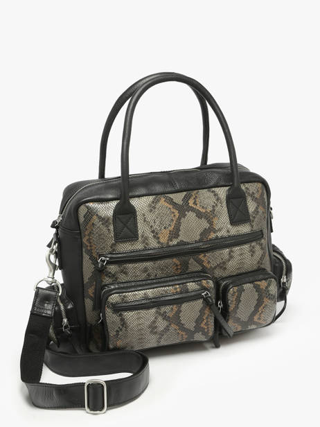 Handtassen Python Leder Paul marius Zwart python DANDP90S ander zicht 1