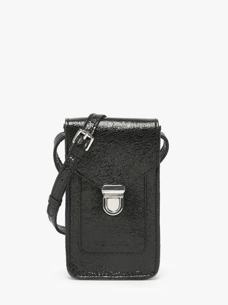 Cross Body Tas Eclipse Leder Paul marius Zwart eclipse TELEPECL