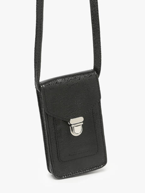 Cross Body Tas Eclipse Leder Paul marius Zwart eclipse TELEPECL ander zicht 1
