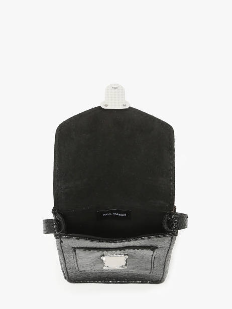 Cross Body Tas Eclipse Leder Paul marius Zwart eclipse TELEPECL ander zicht 2