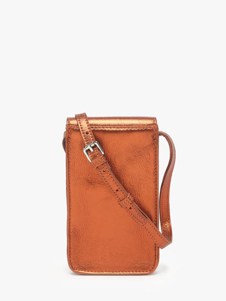 Cross Body Tas Ginger Leder Paul marius Bruin ginger TELEPGIN ander zicht 3