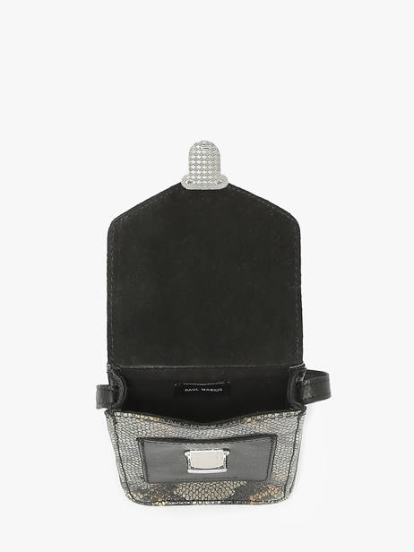 Cross Body Tas Python Leder Paul marius Zwart python TELEPPYT ander zicht 2