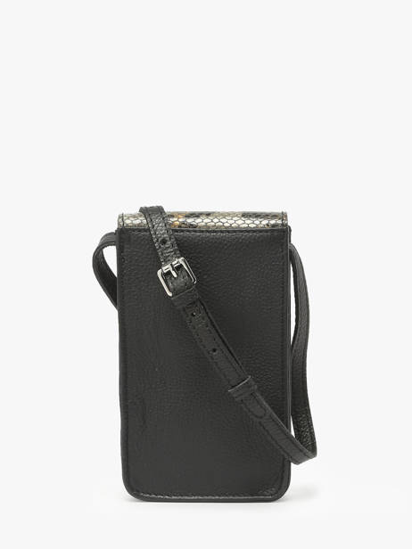 Cross Body Tas Python Leder Paul marius Zwart python TELEPPYT ander zicht 3