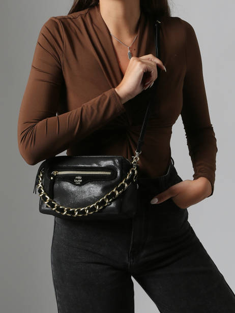 Cross Body Tas Lx Mila louise Zwart lx 2367ALX1 ander zicht 1