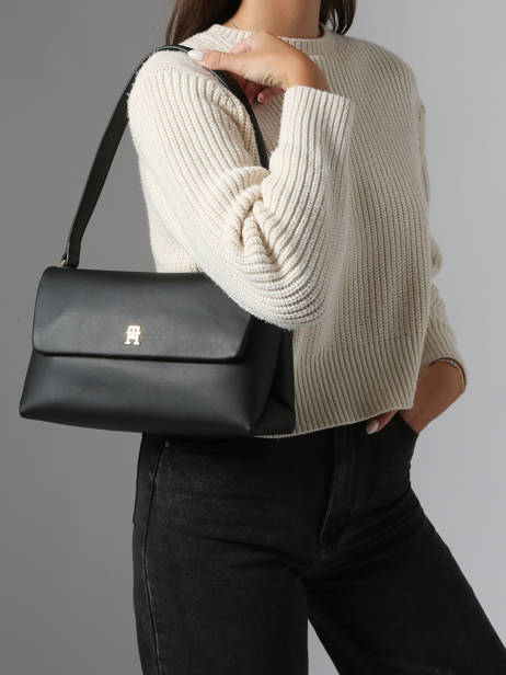 Cross Body Tas Modern Tommy Gerecycleerd Polyester Tommy hilfiger Zwart modern tommy AW17695 ander zicht 1