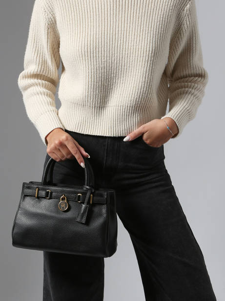 Handtas American Icon Leder Tommy hilfiger Zwart american icon AW17926 ander zicht 1