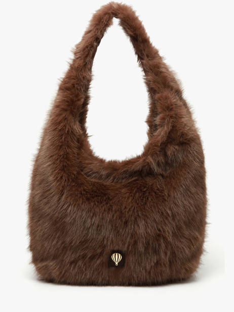 Schoudertas Doudou Bont Le voyage en panier Bruin doudou AHP262