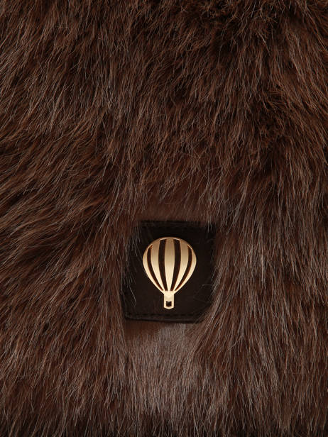 Schoudertas Doudou Bont Le voyage en panier Bruin doudou AHP262 ander zicht 1