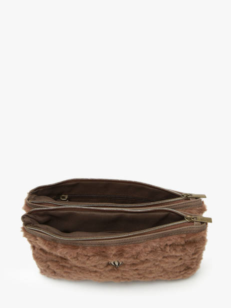 Cross Body Tas Doudou Le voyage en panier Bruin doudou AHP253 ander zicht 2