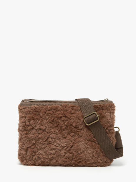 Cross Body Tas Doudou Le voyage en panier Bruin doudou AHP253 ander zicht 3