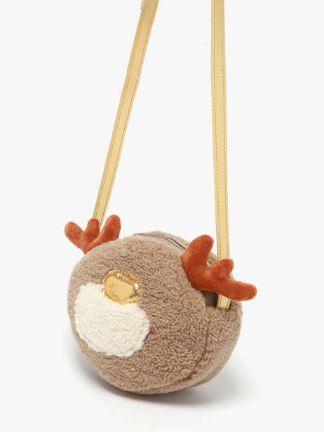 Cross Body Tas Le voyage en panier Bruin kids AHP303 ander zicht 1