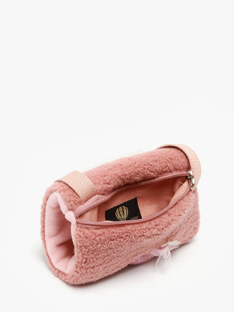 Cross Body Tas Le voyage en panier Roze kids AHP301 ander zicht 2