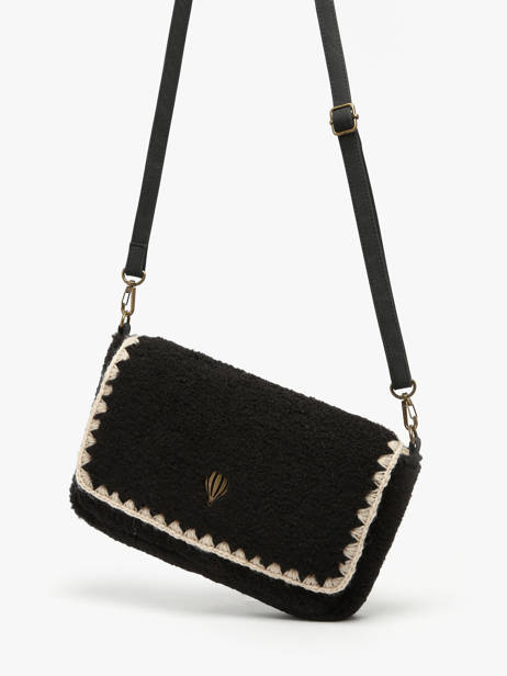 Cross Body Tas Winter Le voyage en panier Zwart winter AHP288 ander zicht 1