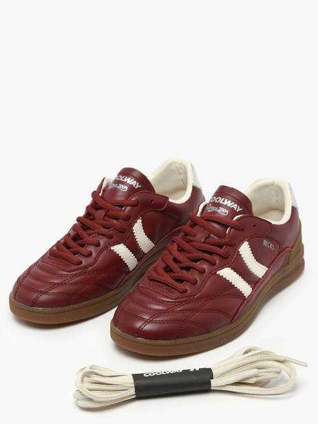 Sneakers Uit Leder Coolway Rood women 7693165 ander zicht 1