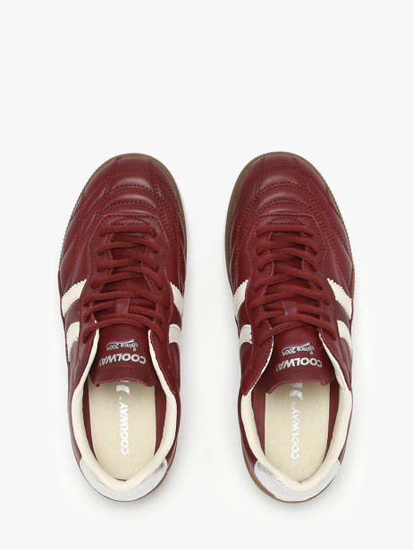Sneakers Uit Leder Coolway Rood women 7693165 ander zicht 3