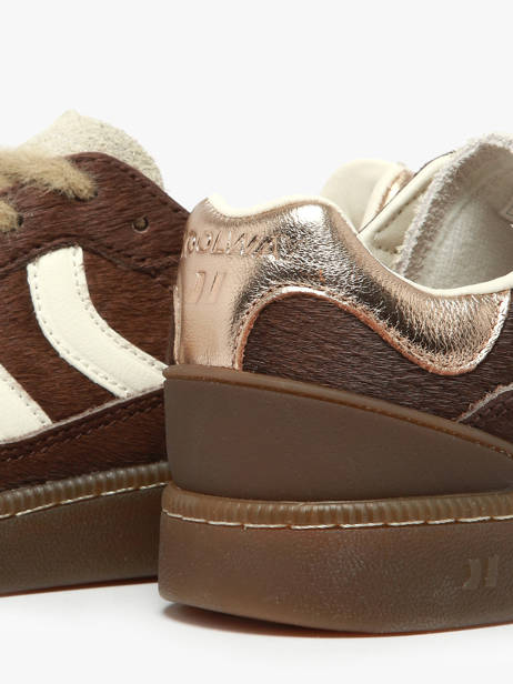 Sneakers Uit Leder Coolway Bruin women 7623298 ander zicht 2