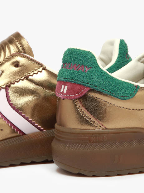 Sneakers Uit Leder Coolway Goud women 7693294 ander zicht 2