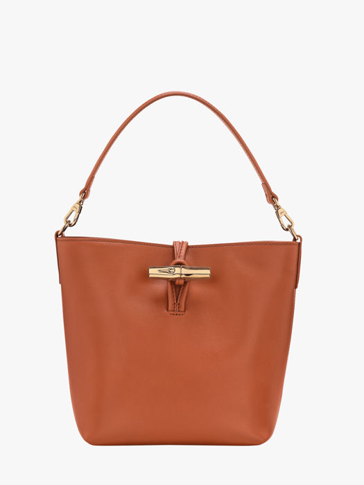 Longchamp Le roseau sleek Cross bodytas Bruin